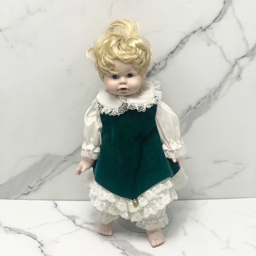 Vintage porcelain doll.